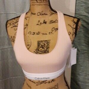 Calvin Klein Pink Large Unlined Bralette NWT